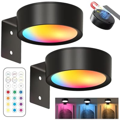 Draadloze fotolamp met afstandsbediening - Magnetisch schilderlicht met dimbare timer en 3 lichtkleuren
