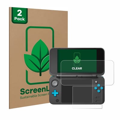 2 Stuks Screenprotector voor New Nintendo 2DS XL - Hoogwaardige Beschermfolie transparant