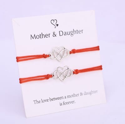 Moeder dochter armband -Moederdag cadeau-cadeau voor moeder -Moeder Dochter cadeau -vriendschaps armband- moeder en dochter armband -mother & Daughter armband