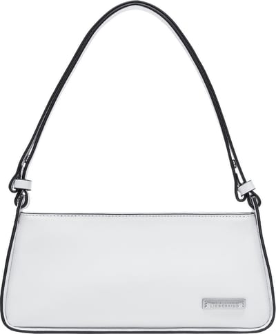 LIEBESKIND BERLIN Leren Schoudertas Avondtas Francis Crossbody Bag White Wit