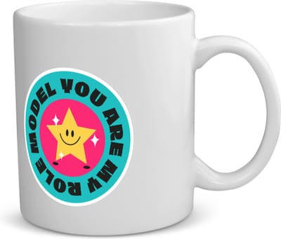 Akyol - you are my role model koffiemok - theemok - Model - iemand die een voorbeeld is voor anderen - voorbeeldfunctie - verjaardagscadeau - verjaardag - cadeau - kado - geschenk - gift - 350 ML inhoud
