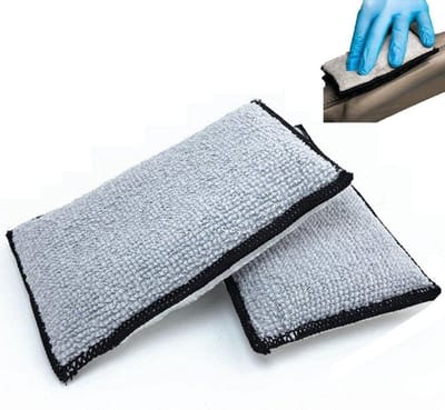 Schrobben Spons - Reinigingspads - Auto Wassen - Dubbelzijdig Gebruik - 2 Stuks - Gemengde Kleuren