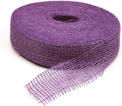 Jute Cadeaulint Cadeauband 5cm Lavendel- Breedte 5cm - 40m lang