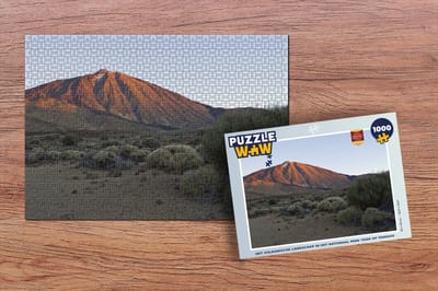 Puzzel Het vulkanische landschap in het Nationaal park Teide op Tenerife - Legpuzzel - Puzzel 1000 stukjes volwassenen