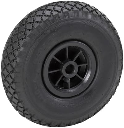 Luchtband Steekwagen - Reservewiel Compleet Wiel - Materiaal Transport - Hoge Draagkracht - 260 mm - Grijs