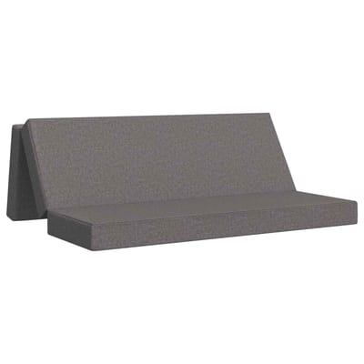 vidaXL - Vouwbare - Sofa - Bed - 180 - x - 67 - x - 45 - cm - Lichtgrijs
