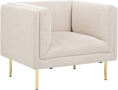 MOEN - Fauteuil - Beige - Polyester