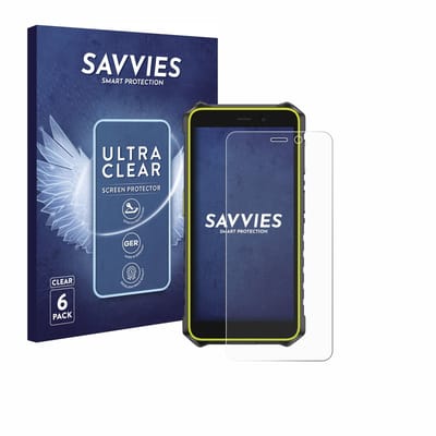 Savvies - Screenprotector voor Ulefone RugKing 2 Pro - Folie Beschermfolie transparant 6 Stuks