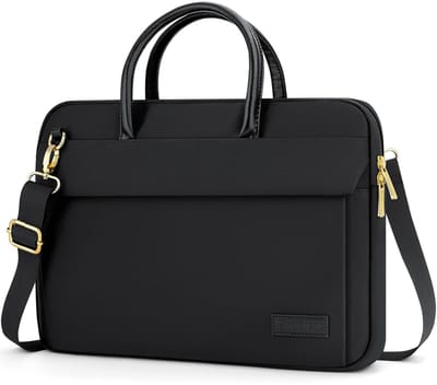 Dailygoods - RAINYEAR 14 Inch Laptop Hoes Schoudertas Compatibel met 14" Notebook Computer Chromebook, Polyester Messenger Bag Draagtas Briefcase met Handvat & Schouderriem