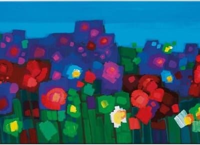 Bekking & Blitz - Placemat - Kunststof placemat - Kunst - Bloemen - Uniek design - Eleven Flowers - Ton Schulten