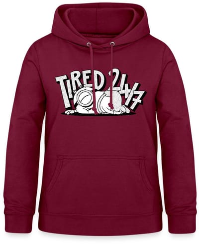 Minions Stuart Tired 24/7 Hoodie Dames