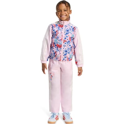 Adidas Liberty Trainingspakken Peuter - Roze - Maat 117 - 122 CM - Poly Woven