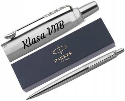 Parker Jotter CT Gravure Pen - Zilveren Kantoor Pen, perfecte cadeau