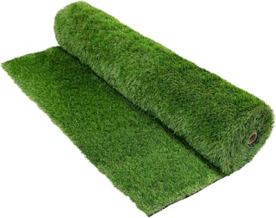 Kunstgras Grasmat - Nepgras Rol - Buiten Decoratie - Onderhoudsvrij Zacht - 100x500 cm - Groen