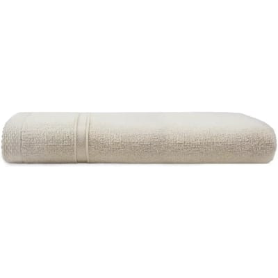 The One Towelling Recycled Classic Badlaken - 70 x 140 cm - Hoge vochtopname - 450 gr/m² - Katoen/Polyester - Melk Beige