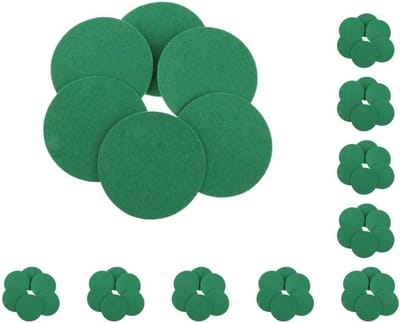 6x Vervanging Vilt Balansblokken voor Air Hockey Stootkussens Groen