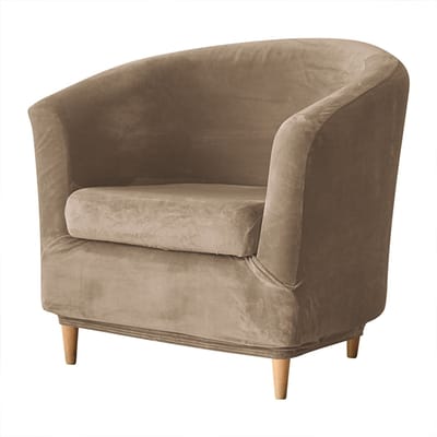 Meble odNowa - Club Stoelhoes - Beige - Cappuccino - Velours