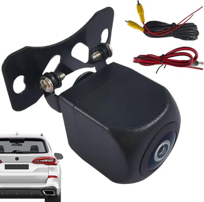 Auto Camera - Parkeerhulp Systeem - Veilig Achteruitrijden - HD Kwaliteit Beeld - 4x4.5x3cm - Zwart