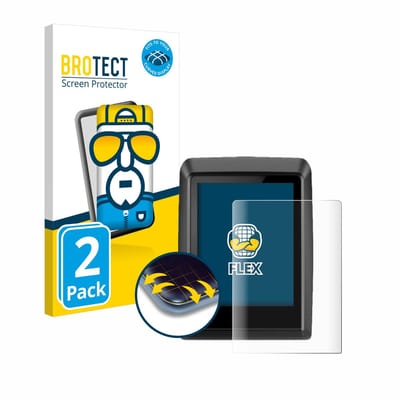 BROTECT - Screenprotector voor Bosch Kiox 500 - Folie Beschermfolie transparant volledig dekking - 2 Stuks