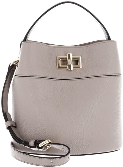 FURLA Leren schoudertas Amelia Mini Bucket Bag Cachemire Gray Taupe