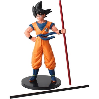 1 Stuk Son Goku Super Saiyan Anime Figuur 22cm DBZ Actie Model Verzamelspeelgoed Cadeau voor Kinderen orange