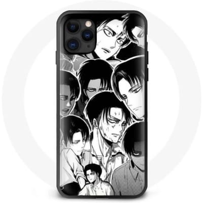 Coque - Maniacase - Iphone 13 Mini - Noir - Souple - Attack On Titan noir