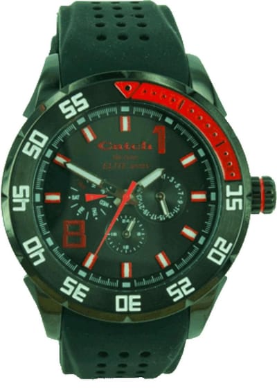 Catch Elite series multifunctie horloge met dagaanduiding 24uuraanduiding en datumaanduiding art. 90513334