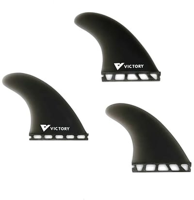 Victory Fiberglass Thruster Futures Vin Zilver