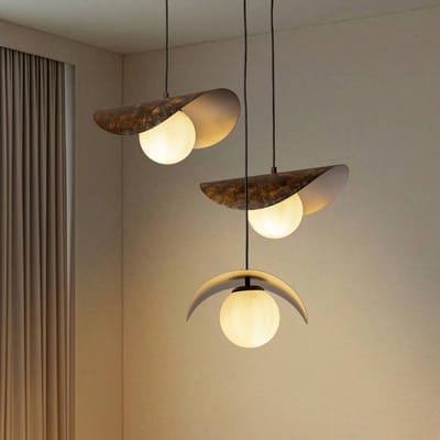 Opviq Hanglamp Vatoz, 3-lamps, zwart, Ø 50 cm, metaal