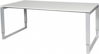 Verstelbaar Bureau - Domino Plus 180x90 grijs - alu frame