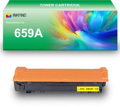 INKFIND 659A (W2012A) Geel tonercartridge compatibel met HP 659A (W2012A) Geel toner cartridge - 1-pack Geel