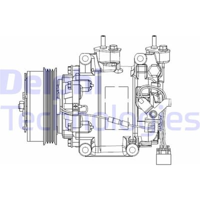 Compressor airconditioning DELPHI CS20515