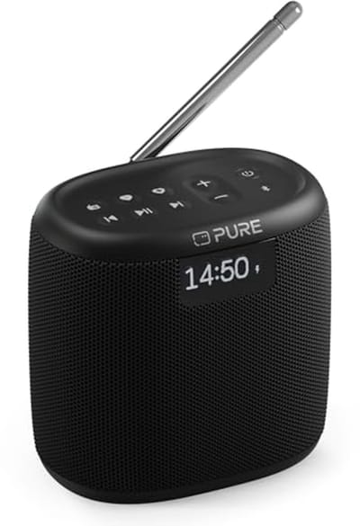 Mini Bluetooth Outdoor Luidspreker met DAB+/FM Radio - Waterdicht en Draagbaar (IP67) voor Tuin en Camping