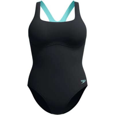 SPEEDO eco+m flex band bra swimsuit gre/grn 003713-00334