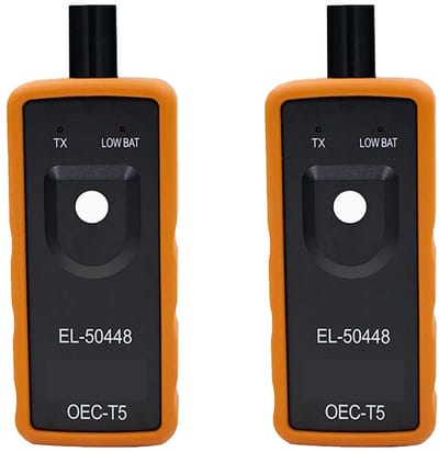 Dailygoods- Bandenspanningmeter - Set van 2 - RDKS Reset Tool - Voor GM voertuigen - Meet en monitort bandenspanning - Automatische waarschuwing bij te lage druk - Bandenspanningtool