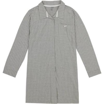 By Louise Dames pyjama nachthemd lange mouw gestreept