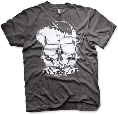 Hybris Kick Ass Crew Skull T-shirt SH-1-15593-H33-7