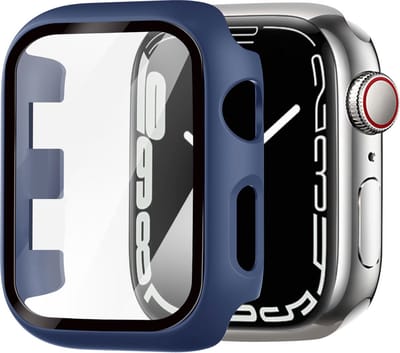 Strap-it Geschikt voor Apple Watch PC hard Case - Geschikt voor Apple Watch 1 / 2 / 3 - 38 mm - donkerblauw - hoesje - beschermhoes - protector - bescherming