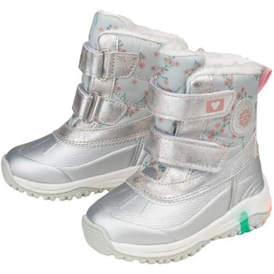 lupilu Meisjes snowboots (20, Zilver)