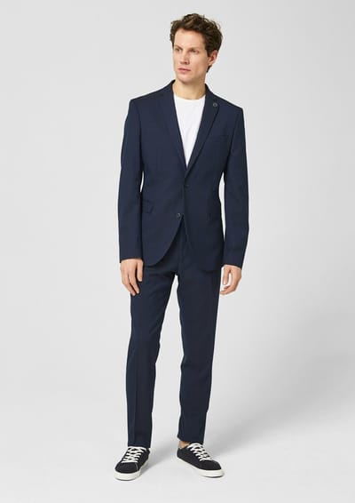 S.oliver Black Label business-colbert Donkerblauw-46
