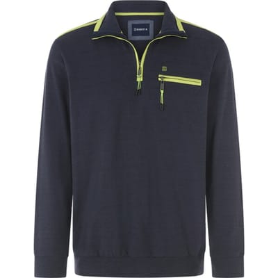 Babista herren Sweatshirt - 48/50 - donkerblauw - Plus Size
