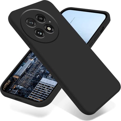 Casemania Hoesje Geschikt voor OnePlus 13 - Zwart - Siliconen Back Cover met Camera Bescherming