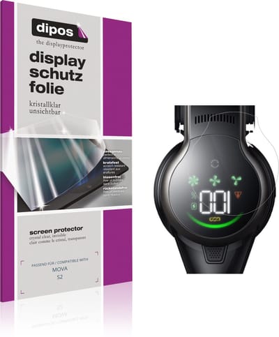 dipos – 2x Beschermfolie geschikt voor MOVA S2 | Krasbestendige & heldere Screenprotector Ultra-Thin