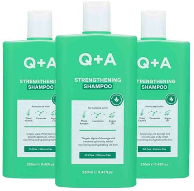Q+A - Strengthening Shampoo - 3 x 250 ml - Voordeelverpakking