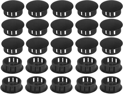 Afdekdoppen - Dopjes Stoelpoten - Meubels Beschermen - Nylon Materiaal - 8 mm - Zwart