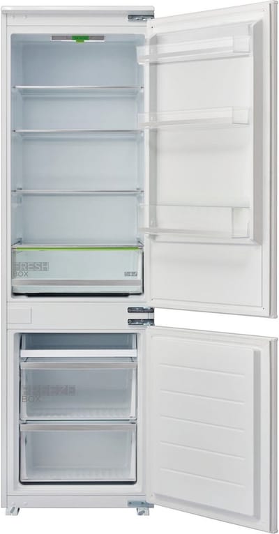 Midea inbouw koel-vriescombinatie KG178SFST, 177 cm hoog, 54 cm breed, Fresh Box, sleepdeur en LED-verlichting