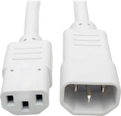 Tripp Lite P004-003-AWH electriciteitssnoer Wit 0,9 m C13 stekker C14 stekker