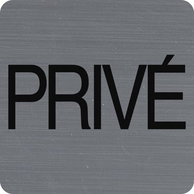 Exacompta 67177E Plaque adhésive Privé FR