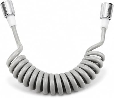 Lente Slang, ABS Flexibele Doucheslang Voor Water Sanitair Toilet Bidet Sproeier, Badkamer Spiraal Flexibele Doucheslang(Grijs)