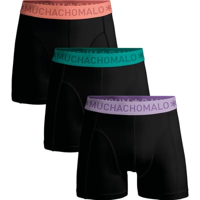 Muchachomalo Boxershort heren – 3 Pack – 95% Katoen – Heren Ondergoed – Kleding – Stevig Ondergoed – Onderbroeken Heren